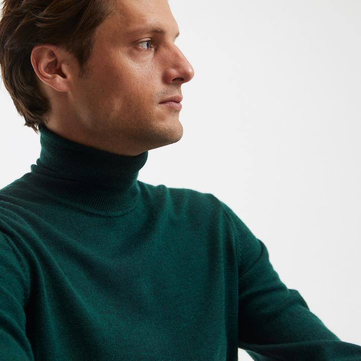 Actual product image La Redoute Collections 100% Merino Wool Turtleneck Sweater (XL)