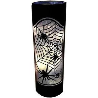 MICA Living Zylinder Spinnen - mit LED - ca. 8 x 20 cm