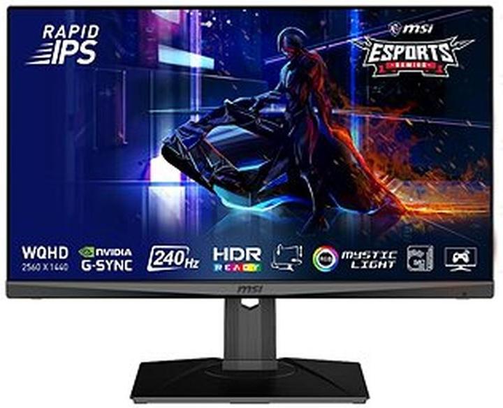 Produktbild MSI LCD ||OPTIX MAG274QRX|27"|Gaming|Panel IPS|2560x1440|16:9|240Hz|Matte|1 ms|Swivel|Pivot|Height ad (2560 x 1440 Pixel, 27.17")