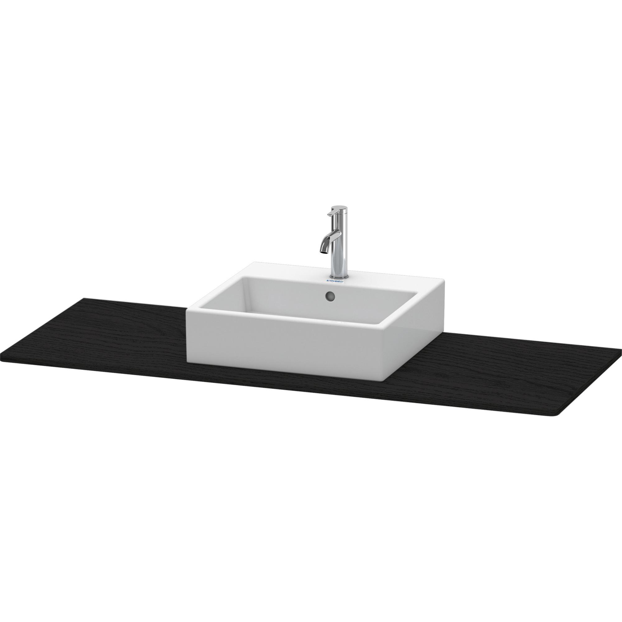 Duravit, Consolle per lavabo, Console XSquare, 1 découpe au centre, 1400x16x550mm, XS060GM1616, XS060GM1616