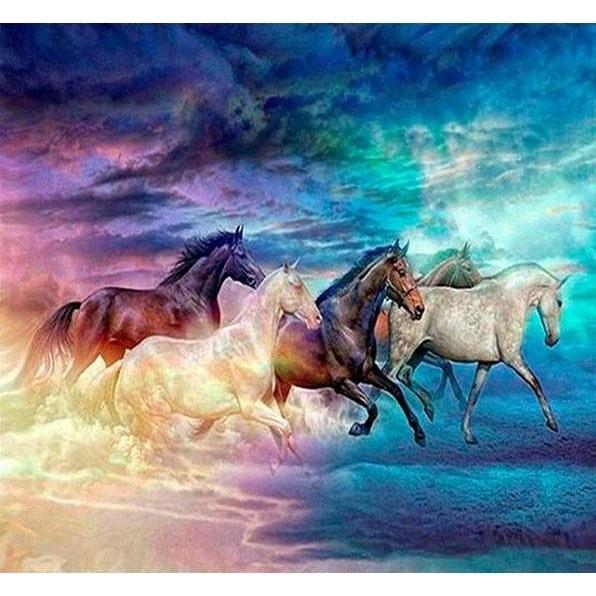 Norimpex 5D-Diamantmosaik - Pferde 40x30cm