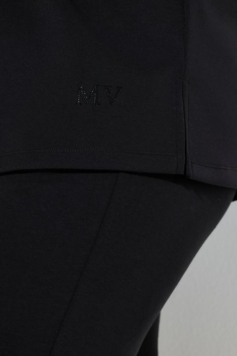 Produktbild Ulla Popken Sweatshirt, Kapuze, V-Ausschnitt, Langarm, Modalmix (46)