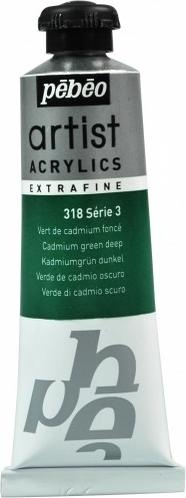 Produktbild Pebeo Artist Acrylics Extrafein Acrylfarben (Kadmiumgrün Dunkel, 37 ml)