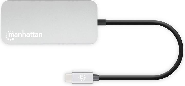 Actual product image Manhattan USB-C 8-in-1 Docking Station with Power Delivery (USB-C, 8 ports)