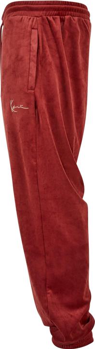 Image du produit Karl Kani KM214-012-1 Small Signature Velvet Pants dark red (S)