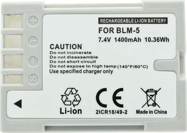 Produktbild AccuCell Akku Olympus BLM-5, DSLR E5 (Kamera Akku)