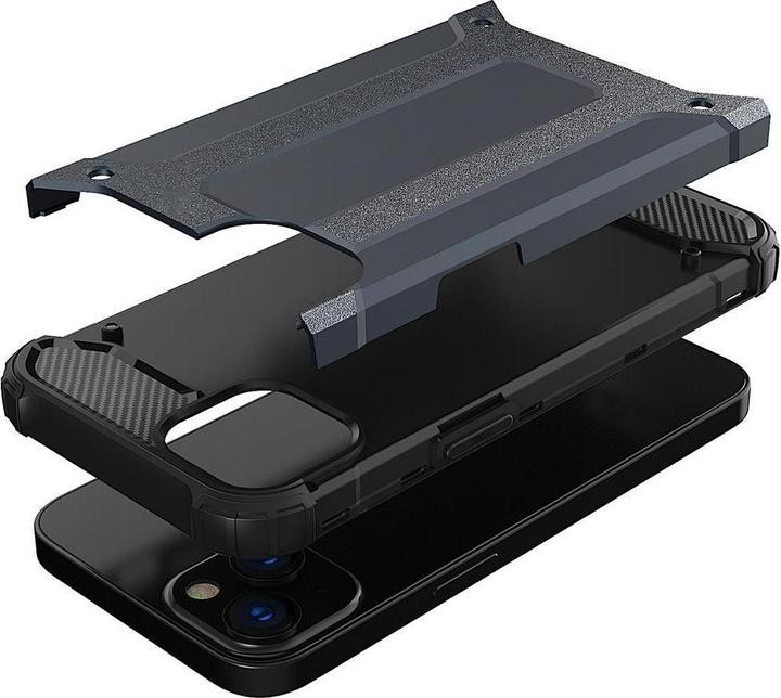 Actual product image Hurtel Hybrid Armor case iPhone 14 Plus armoured hybrid case black (Apple iPhone 14 Plus)