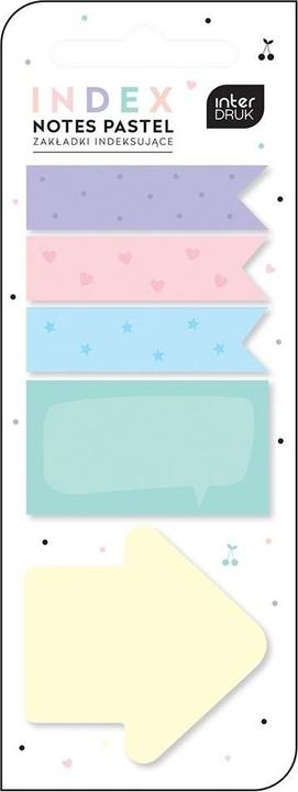 Image du produit Interdruk Index repositionnables Notes PASTEL (12 x 120 mm)