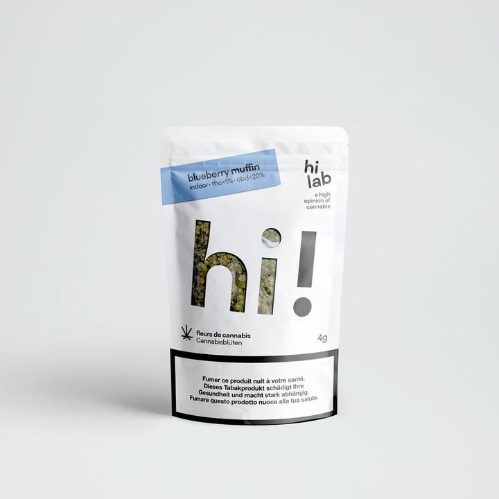 Produktbild Hi Lab Blueberry Muffin (4 g, Indoor)