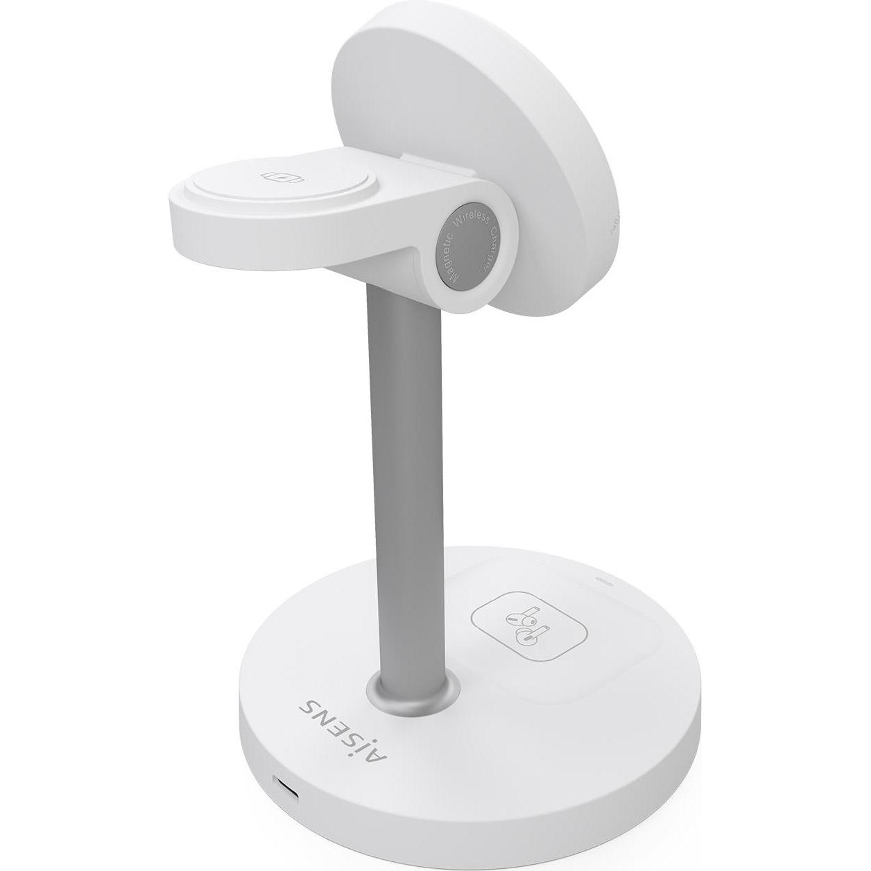 Aisens ASCH-15W3WC065-W (15 W), Caricabatteria senza fili, Bianco