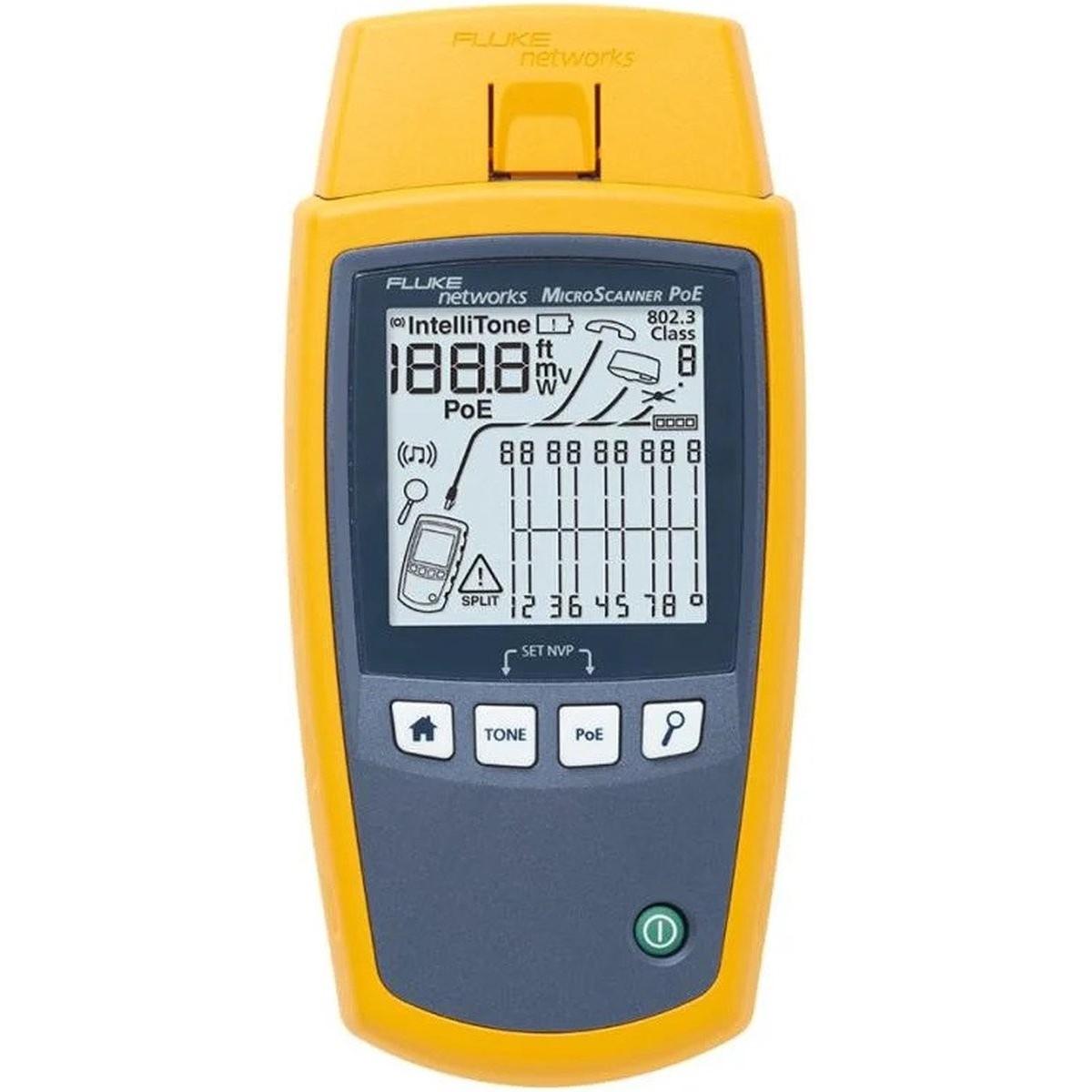 Fluke Der PoETester MicroScanner der für den Verkabelungstechniker entwickelt wurde (5018508)