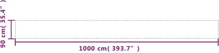 Immagine prodotto vidaXL Schermo privacy per balcone 100 % poliestere Oxford (1000 cm)