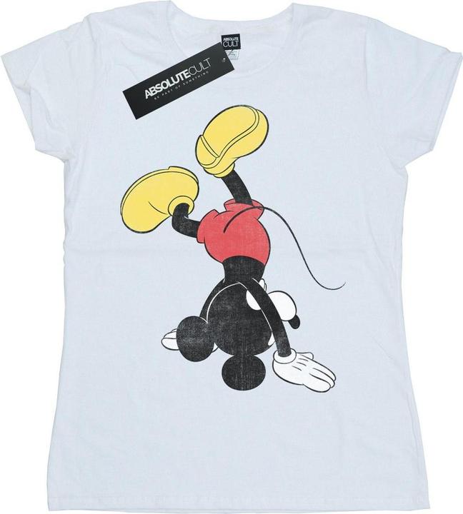 Actual product image Disney Womens/Ladies Mickey Mouse Upside Down Cotton T-Shirt (XL)