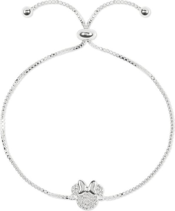 Image du produit Peers Hardy Minnie Mouse stone set charm friendship slider Bracelet (Zircone)