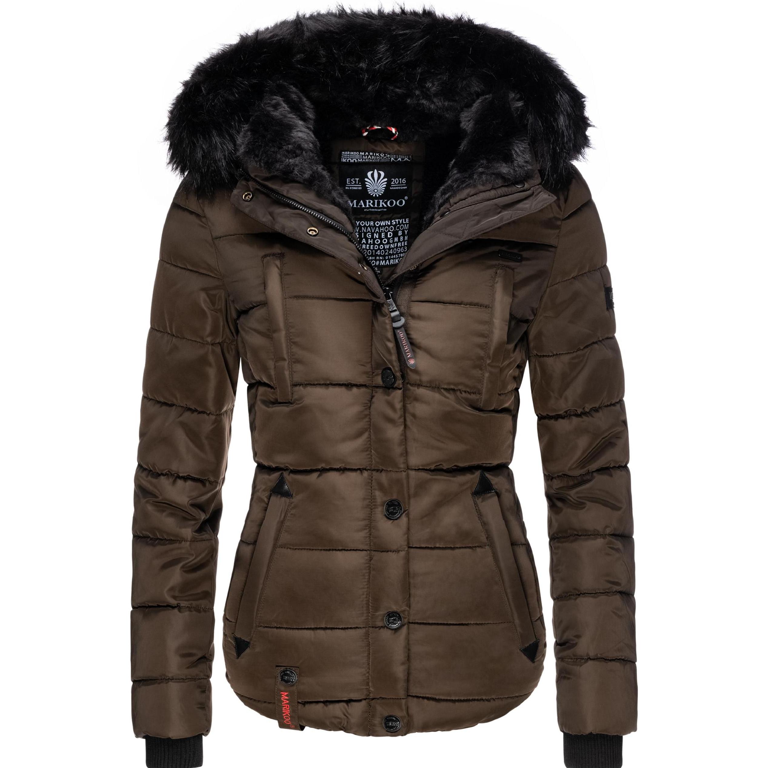 Marikoo, Damen, Jacke, Lotusblüte (XS), Braun, XS
