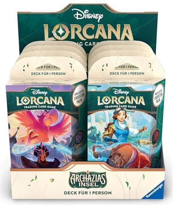 Produktbild Ravensburger Disney Lorcana TCG Archazias Insel Starter Decks Display (8) *Deutsche Edition* (Deutsch, Booster Display)