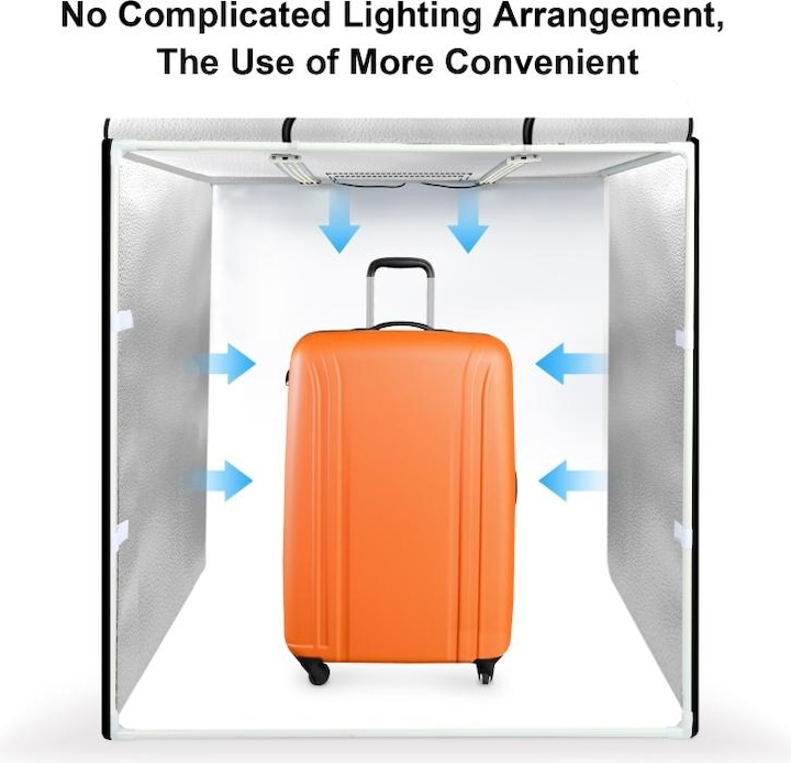 Produktbild Puluz Fotostudio mit integrierter LED Beleuchtung (Aufnahmebox)