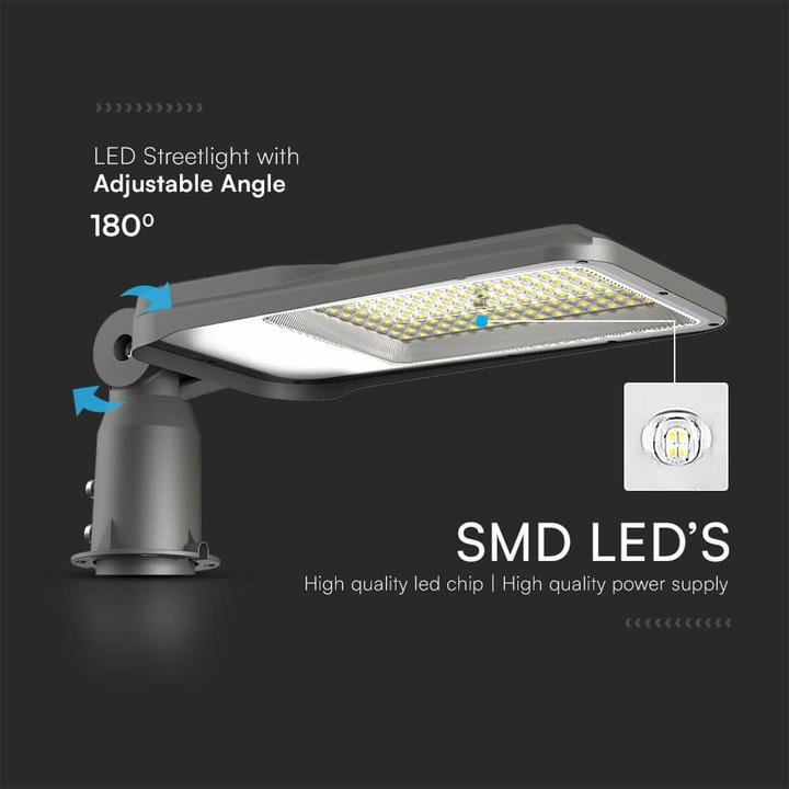 Actual product image V-TAC LED-Strassenleuchte, VT-55ST, EEK: E, 50 W, 4700 lm, 4700 K, IP65, sw (4700 lm, IP65)