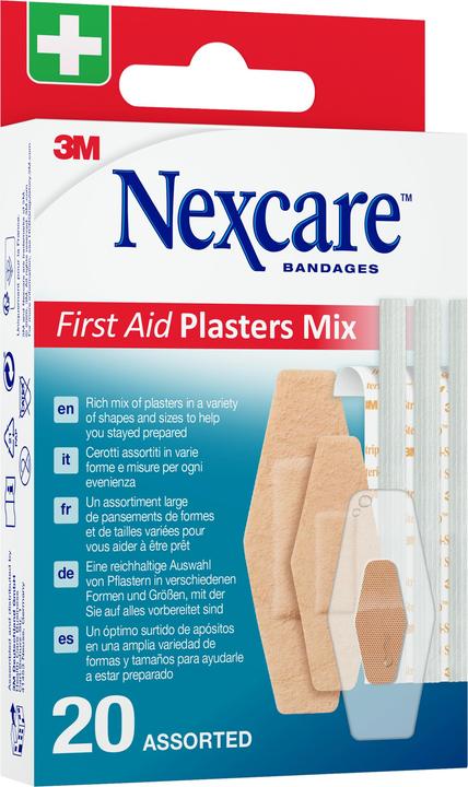 Actual product image Nexcare First Aid Pflasters Mix assortiert (20 x)