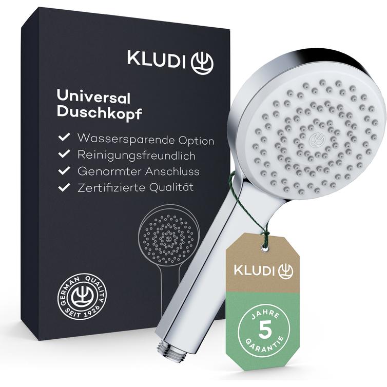 Kludi, Duschbrause, X1 Duschkopf (1 Strahlarten, 15 l/min)