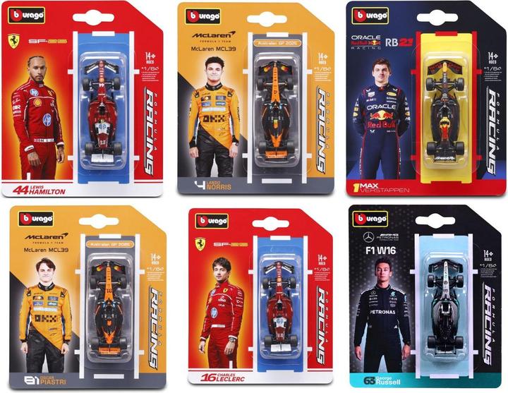 Produktbild Bburago Formel 1 1/64 assortiert