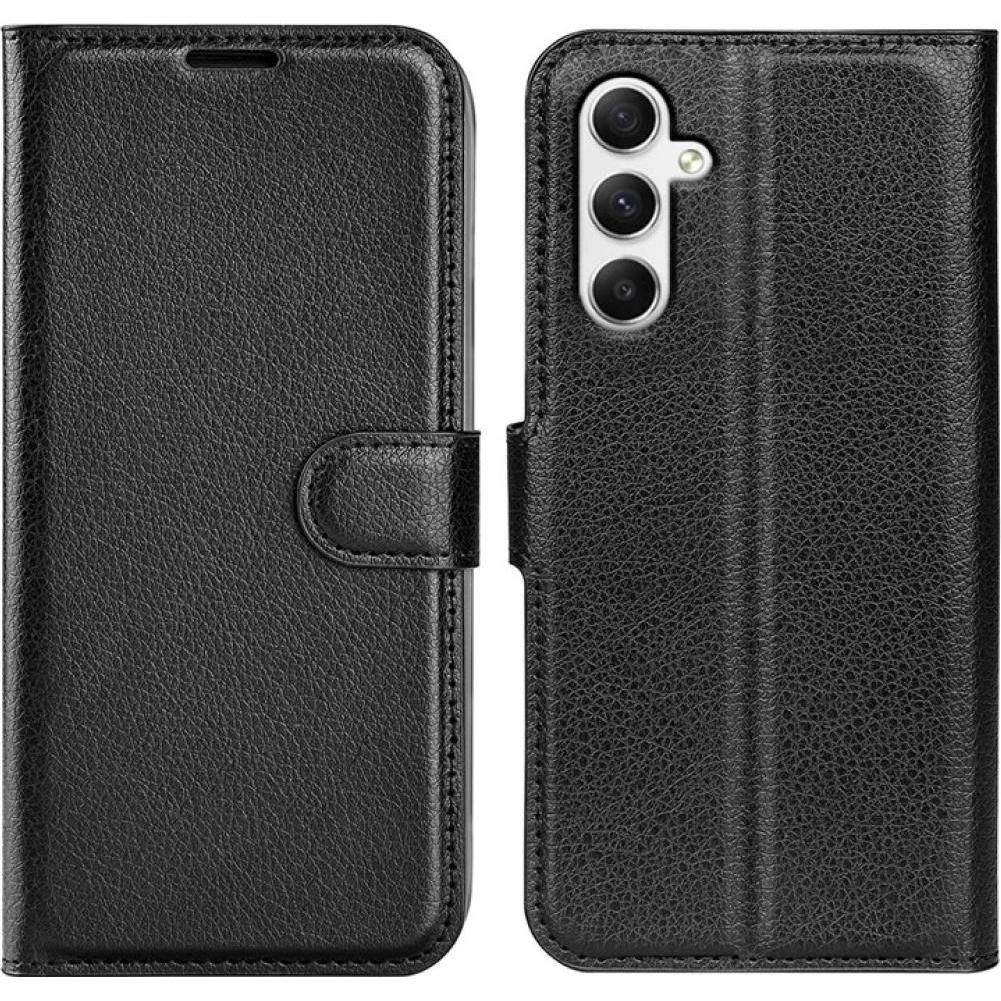 Thumbnail - Screenguard Leather Guard (Samsung Galaxy A35), Smartphone Hülle, Schwarz