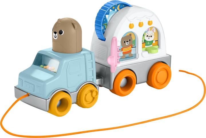 Fisher-Price Friendship Forest Pull-Along Camper Vehicle Baby & Toddler Activity Toy