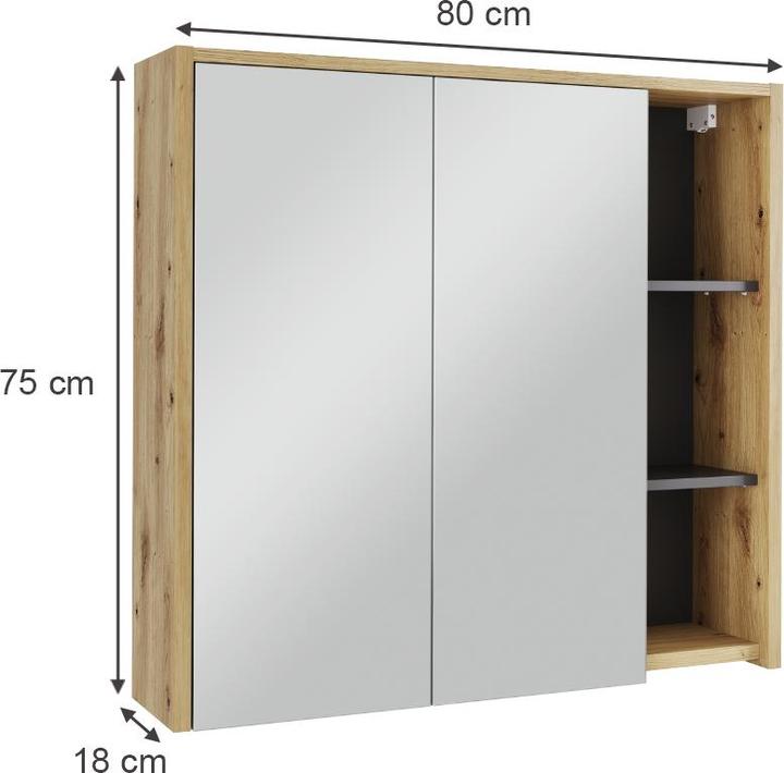 Artisan, Chêne artisanal, Gris