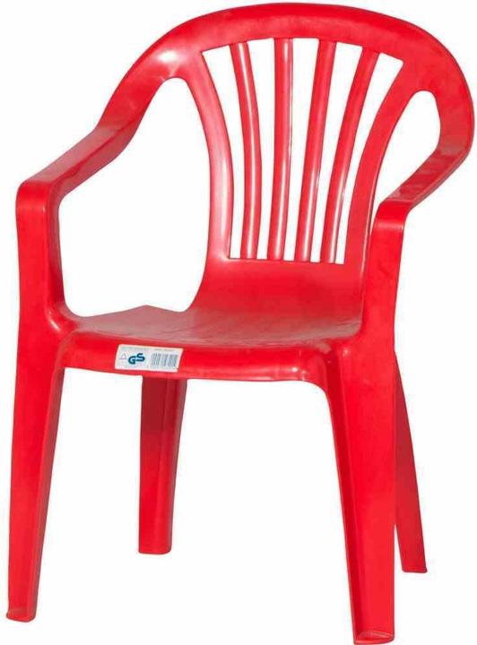 ProGarden Stapelsessel Sedia Baby 38x38x52 cm aus Kunststoff in rot (Kindersessel)