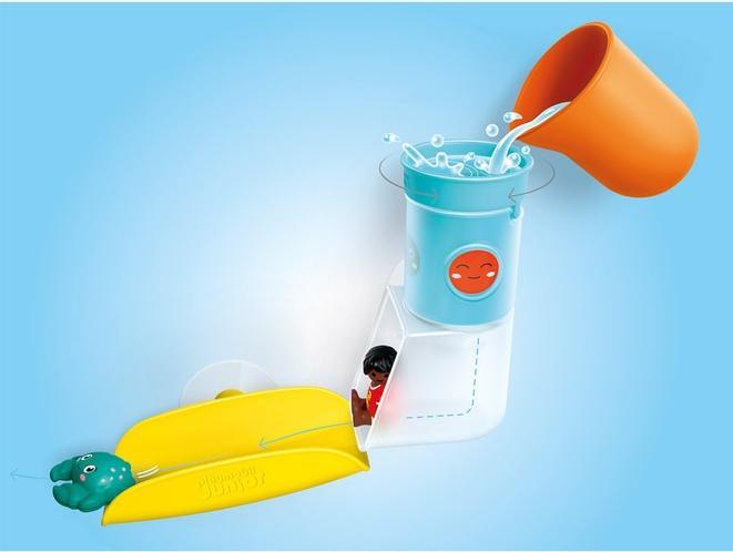 Actual product image Playmobil JUNIOR AQUA: Waterfall tank with slide (71775, Playmobil Junior)