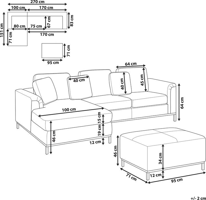 Immagine prodotto Beliani Oslo (Divano ad angolo)