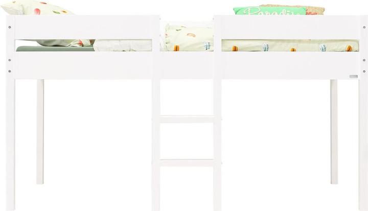 Actual product image ToiToiKids Half Loft Bed 90x200 Mick White (90 x 200 cm)