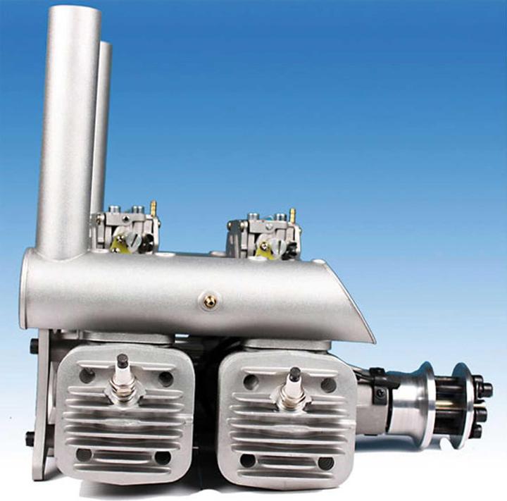 Actual product image DLE Engine DLE Engines DLE 222 4-Zylinder Benzin Motor "Original" mit Inspektion