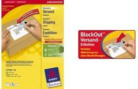 Actual product image Avery Shipping labels opaque