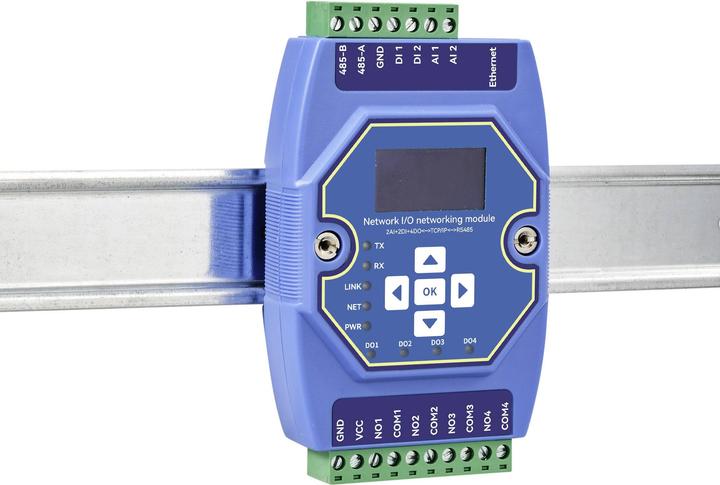 Produktbild Tru Components TC-ME31-AAAX2240 Schnittstellen-Modul Modbus-RTU, Modbus-TCP, Modbus Gateway, DI/O (4 Ports)