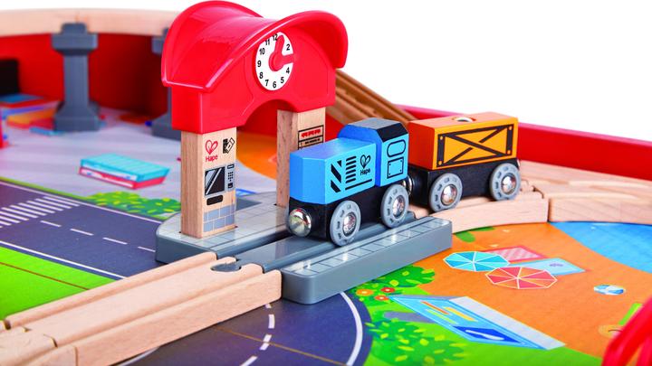 Actual product image Hape Hinged railroad table