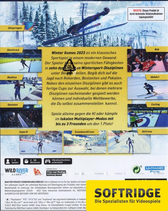 Immagine prodotto Wild River Games Giochi invernali 2023 (PS5, DE)