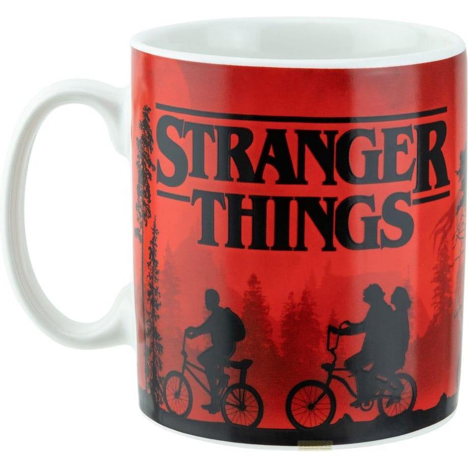 Paladone Products Stranger Things Tasse mit Aufkleber XL, Tazza