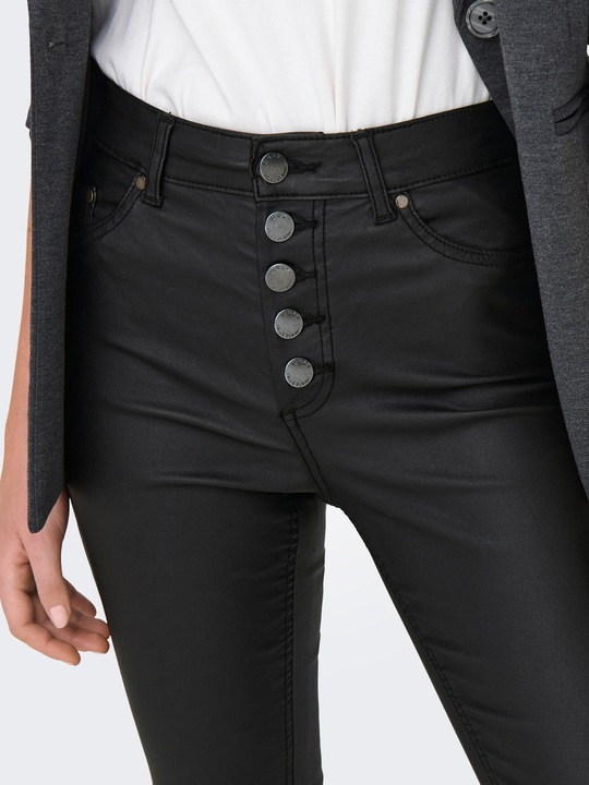 Produktbild Only ONLBlush HW Button beschichtet Skinny Fit Jeans (34)