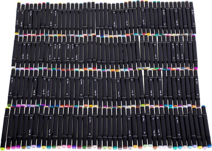 Image du produit DWM Marqueurs D'Alcool Double Face En étui 168 Pièces (168 x)