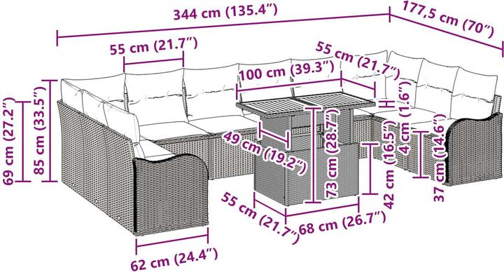Produktbild vidaXL Harold