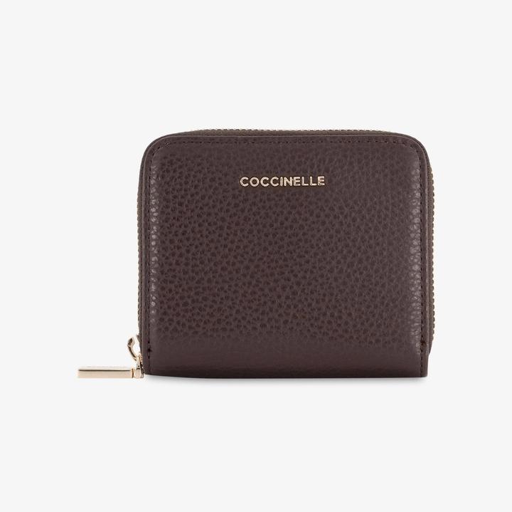 Actual product image Coccinelle Wallets "Metallic soft" bordeaux