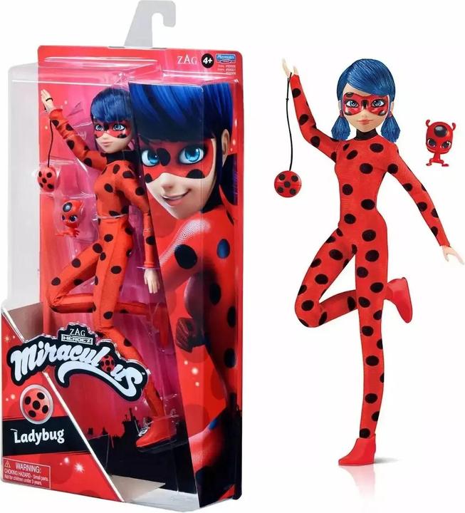Actual product image Bandai Miraculous doll Ladybug, approx. 26cm