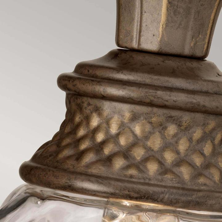 Productafbeelding Elstead Lighting Plantation LED wandlamp G9 parelmoer brons IP44 (320 lm, G9)