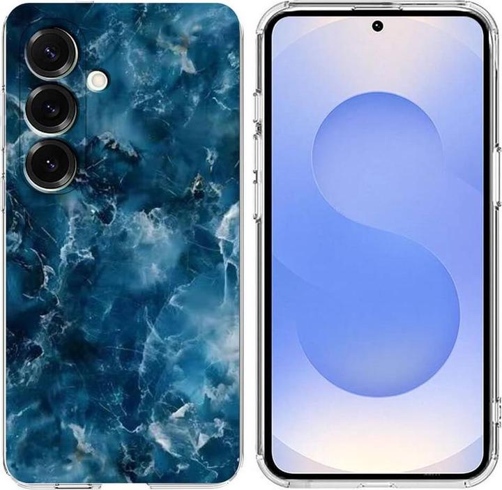 Image du produit Cover-Discount Galaxy S25 FE - Silikon Hülle mit Marble Motiv (Samsung Galaxy S25 FE)