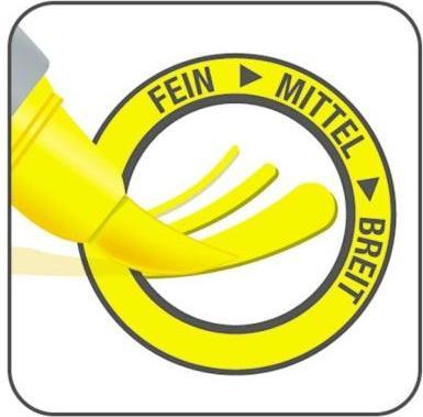 Actual product image Bic ® Highlighter Flex 1-4mm yellow (1x)