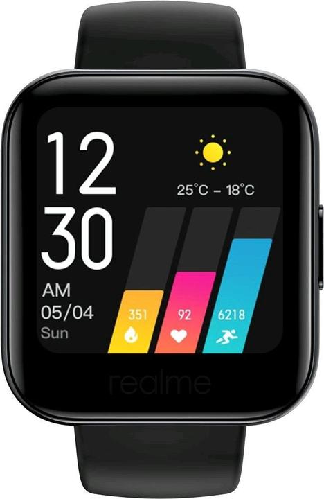 Actual product image realme Watch 3.56 cm (1.4" ) 36 mm Black (36 mm, 4G)