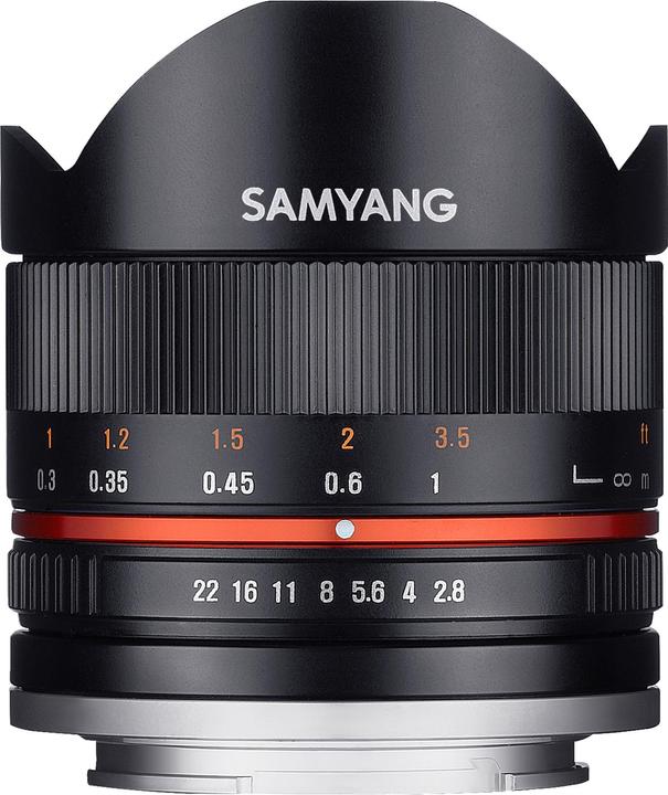 Samyang 8mm f/2.8 II - Fujifilm X (Black) (Fujifilm Fujinon XF, APS-C / DX)
