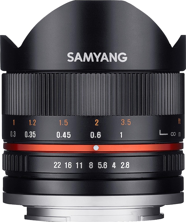Produktbild Samyang 8mm f/2.8 II - Fujifilm X (Black) (Fujinon XF, APS-C / DX)