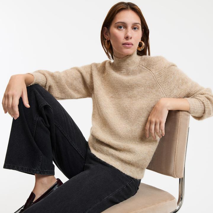 Actual product image La Redoute Collections Signature stand-up collar jumper ARISTIDE (XS)